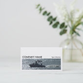 Carte De Visite Image longue 055 - Croisière de plaisance (Debout devant)