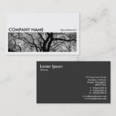 Carte De Visite Image longue 064 - Arbre à contraste élevé (Devant / Derrière)