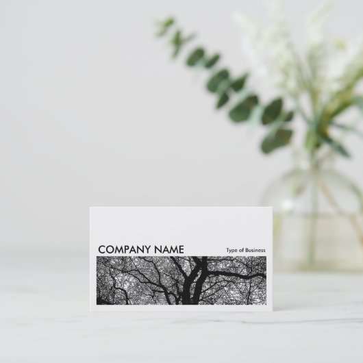 Carte De Visite Image longue 064 - Arbre à contraste élevé (Debout devant)