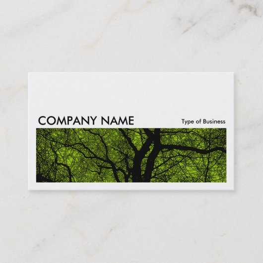 Carte De Visite Image longue 067 - Arbre à contraste élevé - 99CC0 (Devant)