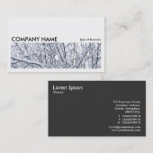 Carte De Visite Image longue 075 - Branches moelleuses v2 (Devant / Derrière)