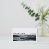 Carte De Visite Image longue 077 - Vagues de glace (Debout devant)