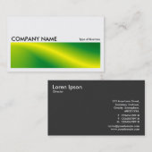 Carte De Visite Image longue 07 - Vague verte (Devant / Derrière)