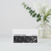 Carte De Visite Image longue 095 - Clavier Carnet (Debout devant)