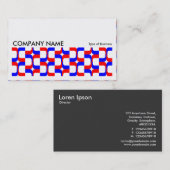 Carte De Visite Image longue - Géométrique 020614a (Devant / Derrière)