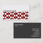 Carte De Visite Image longue - Géométrique 020614d (Devant / Derrière)