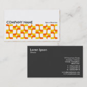 Carte De Visite Image longue - Géométrique 020614e (Devant / Derrière)