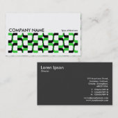 Carte De Visite Image longue - Géométrique 020614g (Devant / Derrière)