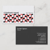 Carte De Visite Image longue - Géométrique 020614i (Devant / Derrière)