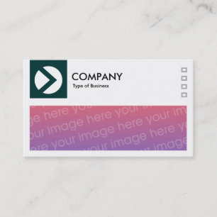 Carte De Visite Image longue - Logo et écran v2 - Vert foncé