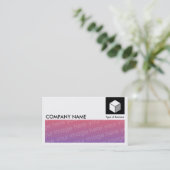 Carte De Visite Image longue - Logo et panneau - Noir (Debout devant)