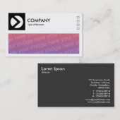 Carte De Visite Image longue - Logo et Panneau v2 - Noir (Devant / Derrière)