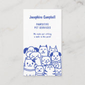 Carte De Visite Image minimale de l'ameublement mignonne QR Code b (Devant)