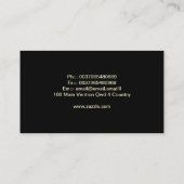 carte de visite imaginaire (Dos)