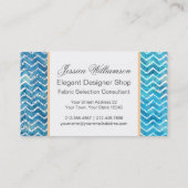 Carte De Visite Imaginaire aquatique la Floride chic (Dos)