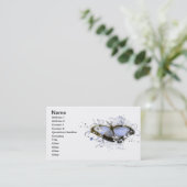 Carte De Visite Imaginaire bleu (Debout devant)