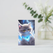 Carte De Visite Imaginaire Cat Angel (Debout devant)