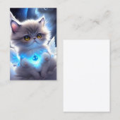 Carte De Visite Imaginaire Cat Angel (Devant / Derrière)