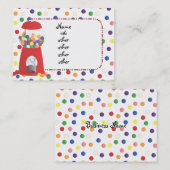 Carte De Visite Imaginaire de gumball (Devant / Derrière)