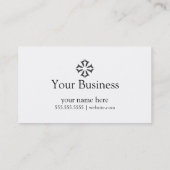 Carte De Visite Imaginaire des Caraïbes floral (Dos)