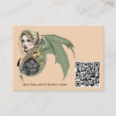Carte De Visite Imaginaire du dragon d'Elf Warrior (Devant)