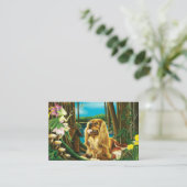 Carte De Visite Imaginaire du roi Charles Spaniel Sprite (Debout devant)