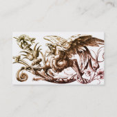 Carte De Visite Imaginaire Grotesque Griffin Ou Griffin (Devant)