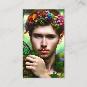 Carte De Visite Imaginaire Hommes Fairy Graphisme