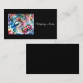 Carte De Visite Imaginaire lunaire Unicorne (Devant / Derrière)