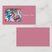 Carte De Visite Imaginaire lunaire Unicorne (Devant / Derrière)