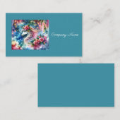 Carte De Visite Imaginaire lunaire Unicorne (Devant / Derrière)