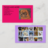 Carte De Visite IMG_0135, "CHIENS ET PLUS, ginsburg d'Éric, (Devant / Derrière)