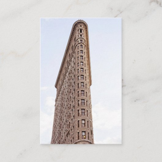 Carte De Visite immeuble Flatiron (Devant)