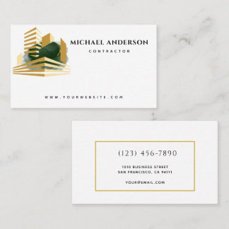 Carte De Visite Immeuble minimaliste Construction de maison Luxe