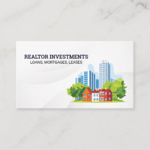 Carte De Visite Immeubles commerciaux   Résidentiel   Propriétés