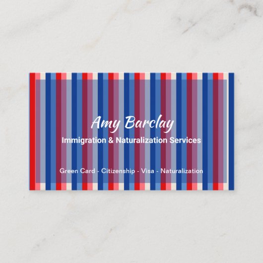 Carte De Visite Immigration (Devant)