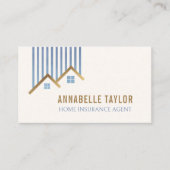 Carte De Visite Immo construction d'assurance habitation (Devant)