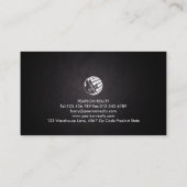 Carte De Visite Immo Réaltor Consultant immobilier Monogramme (Dos)