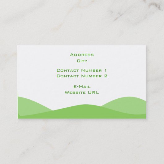 Carte de visite immobilier (Dos)