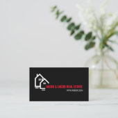 Carte de visite immobilier (Debout devant)