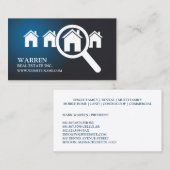 Carte de visite immobilier (Devant / Derrière)