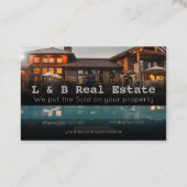 Carte de visite immobilier (Dos)