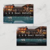 Carte de visite immobilier (Devant / Derrière)