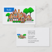 Carte de visite immobilier (Devant / Derrière)