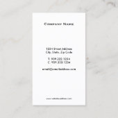 Carte de visite immobilier (Dos)