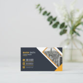 Carte de visite immobilier (Debout devant)