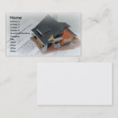 Carte de visite immobilier (Devant / Derrière)