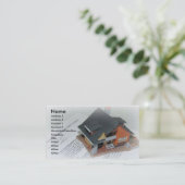 Carte de visite immobilier (Debout devant)