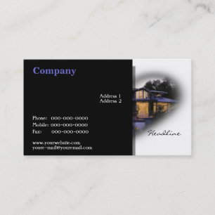 Carte de visite immobilier