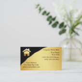 Carte de visite immobilier (Debout devant)